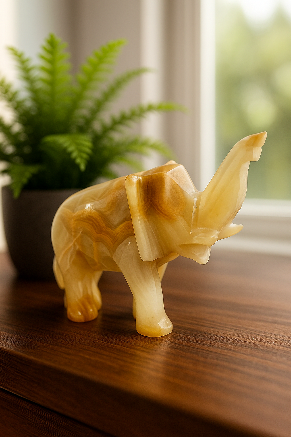 Vintage Large Onyx Sculpture